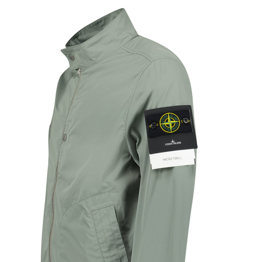 Stone Island Micro Twill Blouson Jacket in Sage Green - Boinclo - Outlet Sale Under Retail