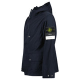 Stone Island Micro Twill Hooded Jacket in Navy - Boinclo - Outlet Sale Under Retail