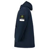 Stone Island Micro Twill Long Parka in Navy - Boinclo - Outlet Sale Under Retail