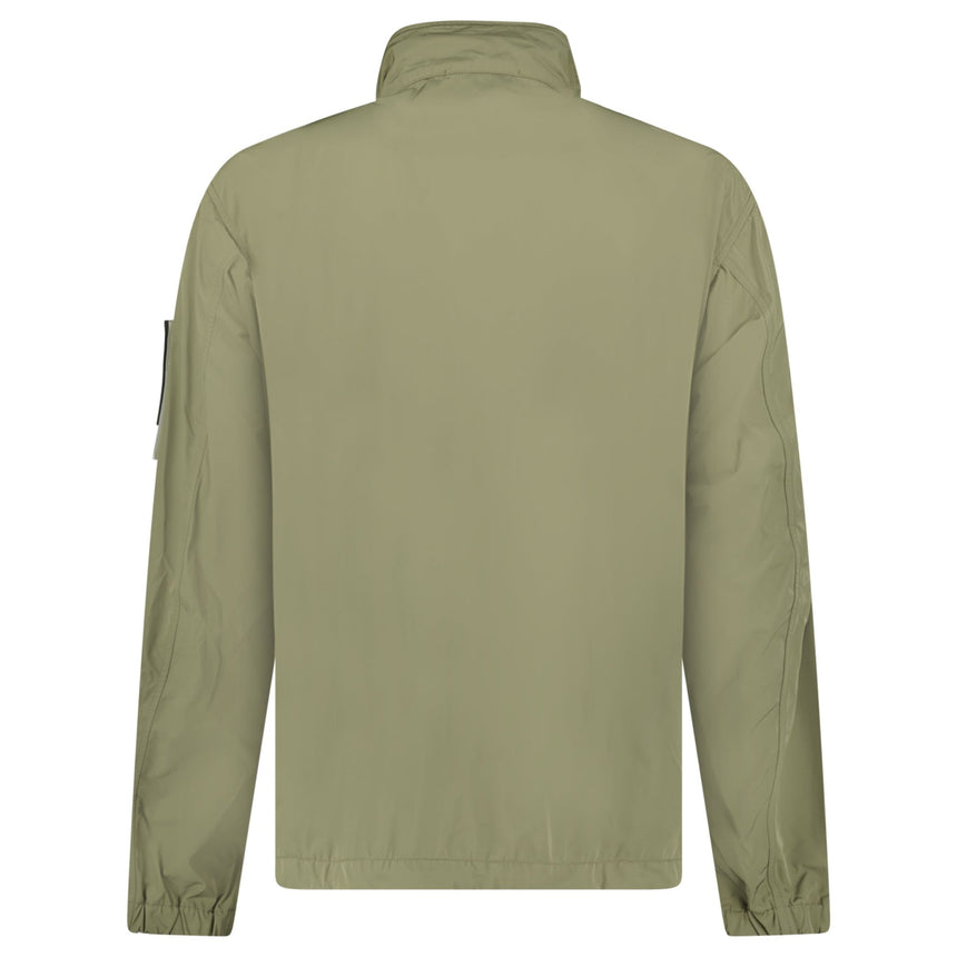 Stone Island Micro Twill Stand Collar Jacket in Military Green - Boinclo - Outlet Sale Under Retail