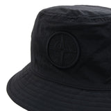 Stone Island Nylon Metal Bucket Cap Black - Boinclo - Outlet Sale Under Retail