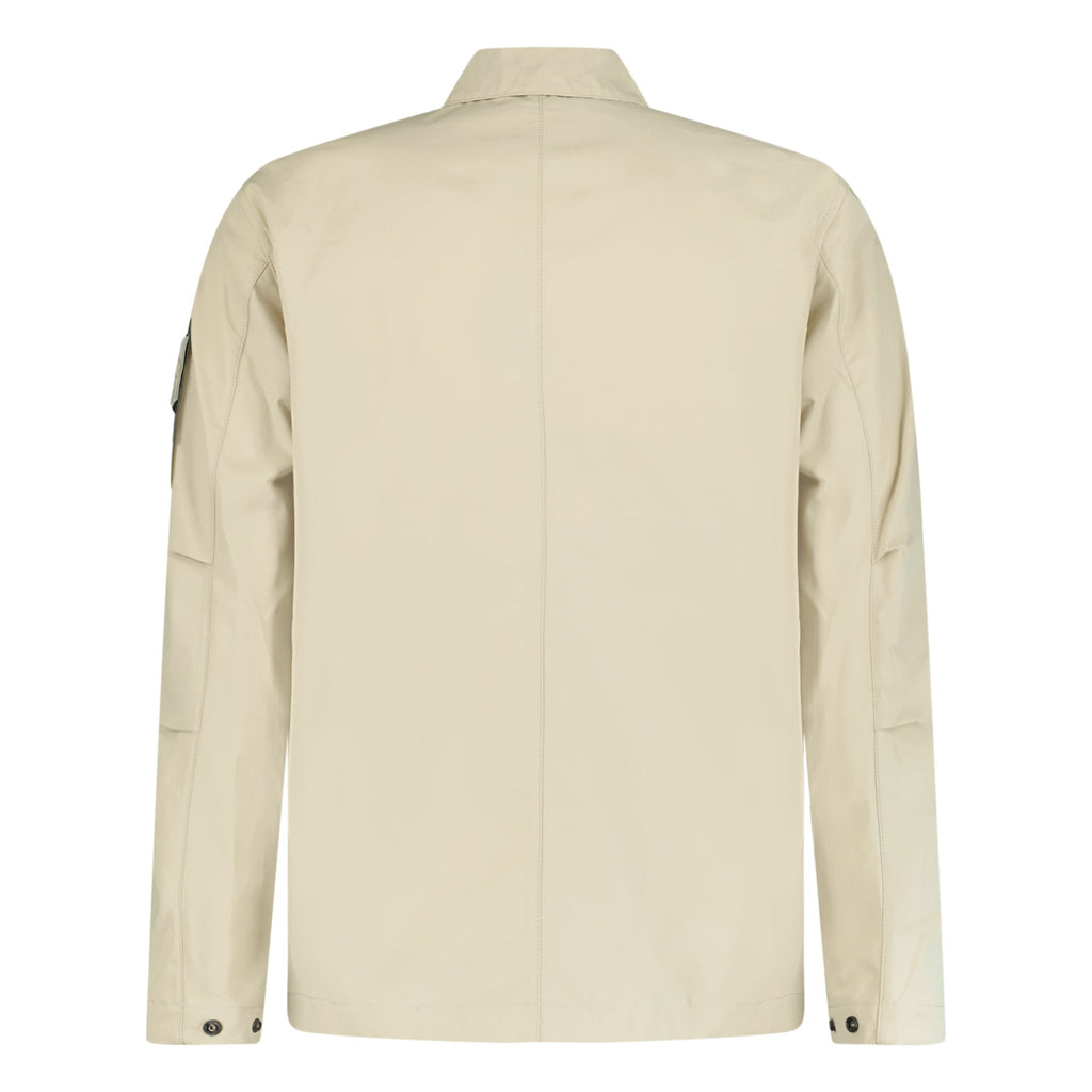 Stone Island O - Ventile Ghost Piece Button Up Jacket Beige - Boinclo ltd - Outlet Sale Under Retail