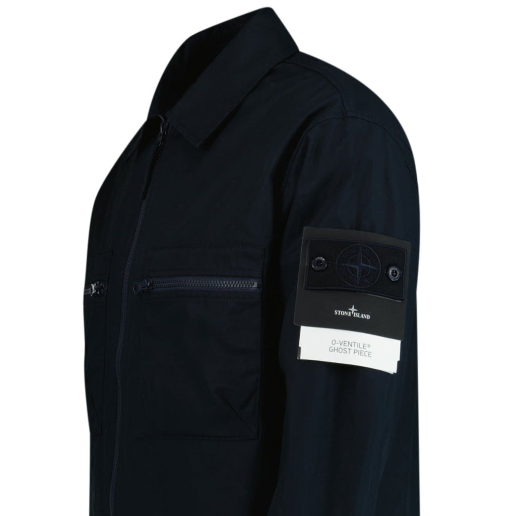 Stone Island O - Ventile Ghost Piece Jacket Navy - Boinclo ltd - Outlet Sale Under Retail