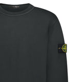 Stone Island Old Effect Crewneck Sweatshirt Lead Grey - Boinclo - Outlet Sale Under Retail