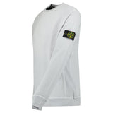 Stone Island Old Effect Crewneck Sweatshirt Pearl Grey - Boinclo - Outlet Sale Under Retail