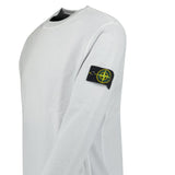 Stone Island Old Effect Crewneck Sweatshirt Pearl Grey - Boinclo - Outlet Sale Under Retail