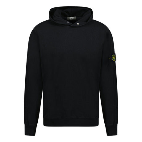 Stone Island ‘OLD’ Treatment Hooded Sweatshirt in Black - Boinclo ltd - Outlet Sale Under Retail