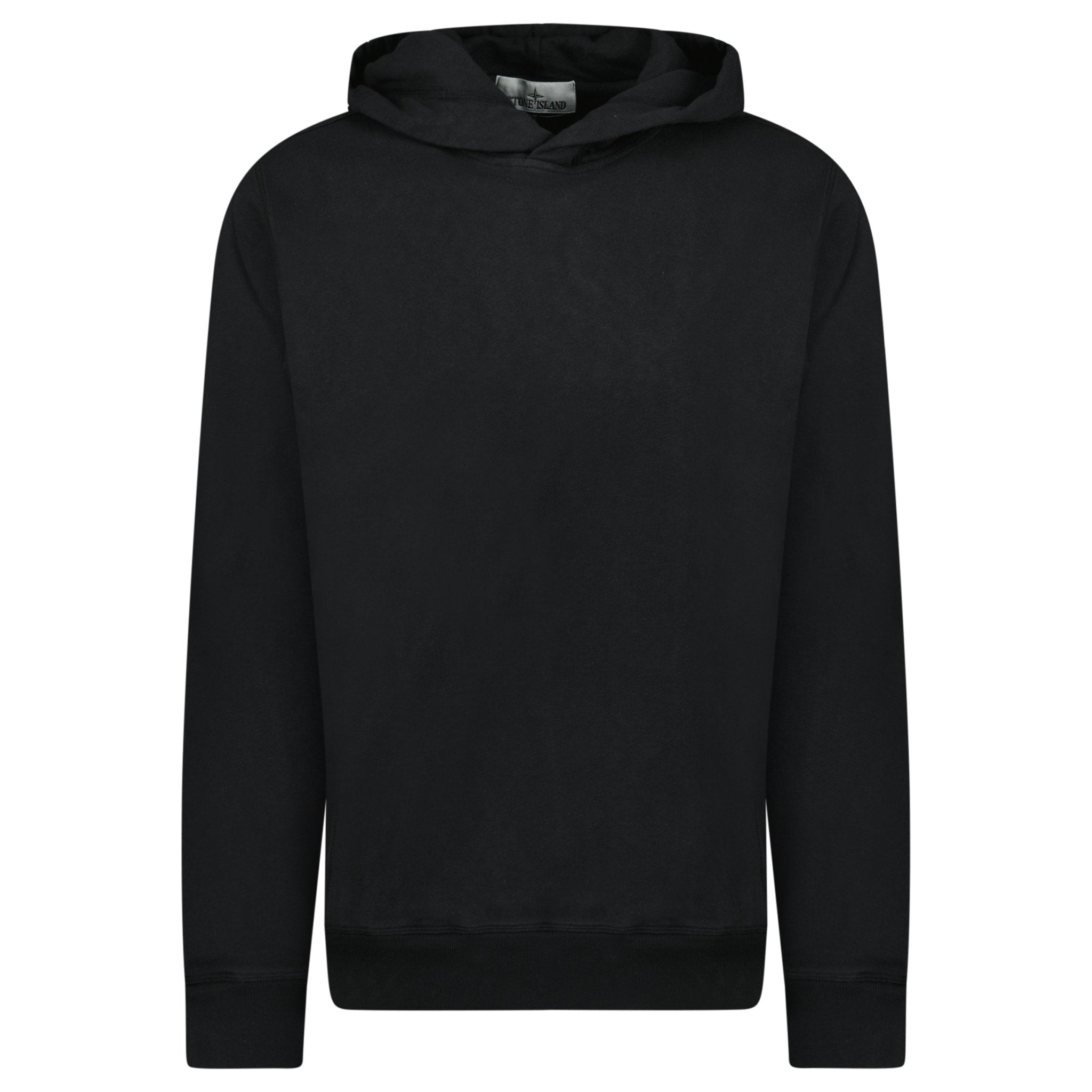 Color variation of Stone Island ‘Old’ Treatment Hooded Sweatshirt In Black