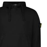 Stone Island Organic Cotton Fleece Hoodie in Black - Boinclo - Outlet Sale Under Retail