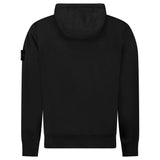 Stone Island Organic Cotton Fleece Hoodie in Black - Boinclo - Outlet Sale Under Retail