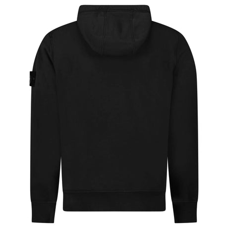 Stone Island Organic Cotton Fleece Hoodie in Black - Boinclo - Outlet Sale Under Retail