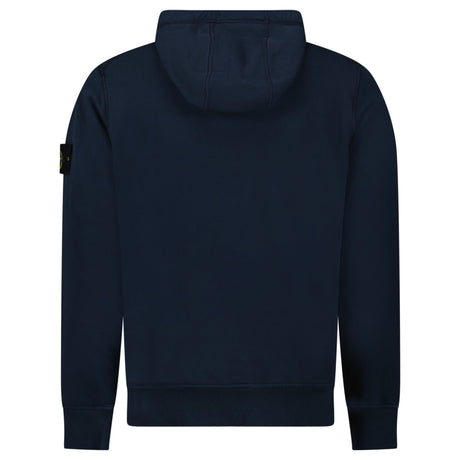 Stone Island Organic Cotton Fleece Hoodie in Navy - Boinclo - Outlet Sale Under Retail