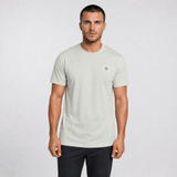 Stone Island Organic Cotton Jersey 'FISSATO' Effect T-Shirt in Sage Green - Boinclo - Outlet Sale Under Retail