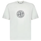 Stone Island Organic Cotton Jersey T-Shirt in White - Boinclo - Outlet Sale Under Retail