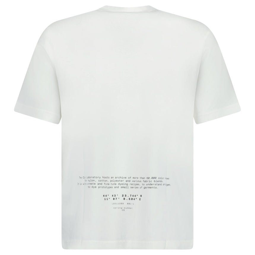 Stone Island Organic Cotton Jersey T-Shirt in White - Boinclo - Outlet Sale Under Retail