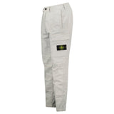 Stone Island Organic Cotton Stretch Broken Twill Old-Effect Pants in Grey - Boinclo - Outlet Sale Under Retail