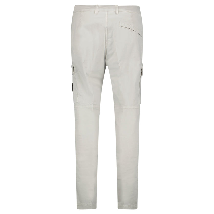 Stone Island Organic Cotton Stretch Broken Twill Old-Effect Pants in Grey - Boinclo - Outlet Sale Under Retail