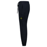 Stone Island Organic Cotton Sweatpants in Navy Blue - Boinclo - Outlet Sale Under Retail