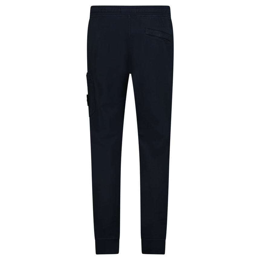 Stone Island Organic Cotton Sweatpants in Navy Blue - Boinclo - Outlet Sale Under Retail