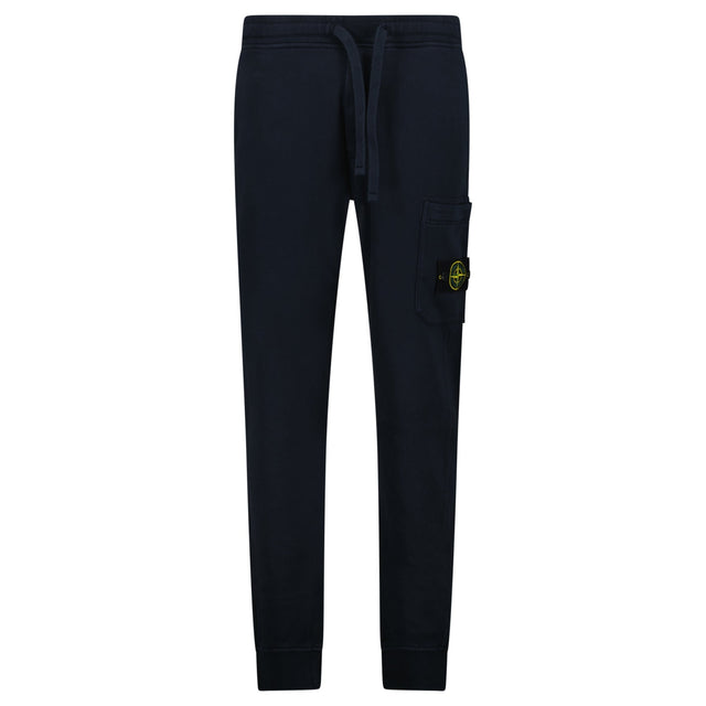 Stone Island Organic Cotton Sweatpants in Navy Blue - Boinclo - Outlet Sale Under Retail