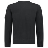 Stone Island Organic Cotton Waffle Fleece Crewneck Sweatshirt in Black - Boinclo - Outlet Sale Under Retail