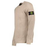 Stone Island Organic Cotton Waffle Fleece Crewneck Sweatshirt in Desert Beige - Boinclo - Outlet Sale Under Retail