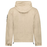 Stone Island Organic-Look Nylon Panama-TC Hooded Jacket in Desert Beige - Boinclo - Outlet Sale Under Retail