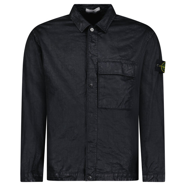 Stone Island Organic - Look Nylon Panama - TC Overshirt in Black - Boinclo - Outlet Sale Under Retail