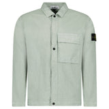 Stone Island Organic - Look Nylon Panama - TC Overshirt in Sage Green - Boinclo - Outlet Sale Under Retail