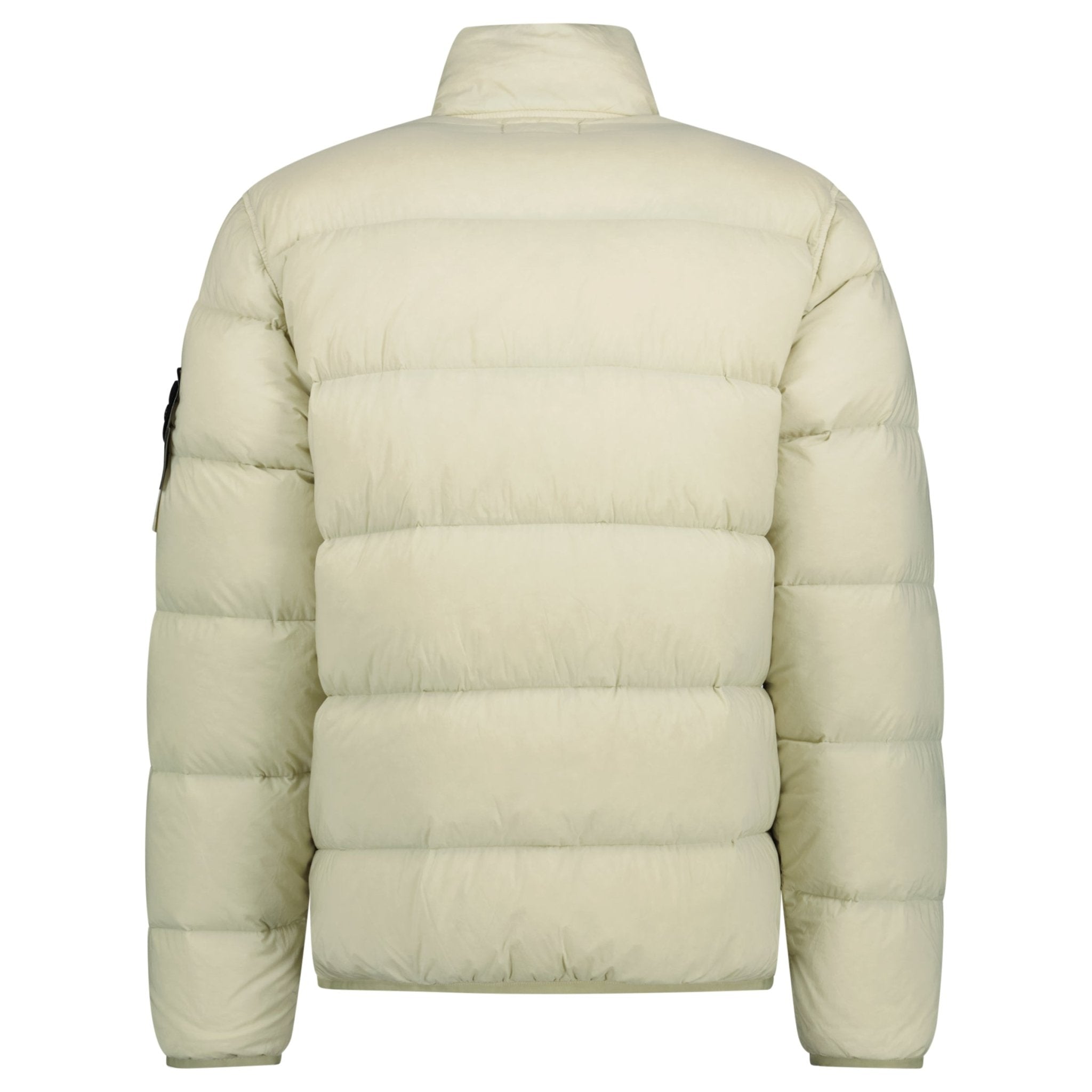 Puffer Jacket In Seamless Tunnel Nylon Off White