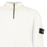 Stone Island Quarter Zip Knit Jumper in Ivory - Boinclo - Outlet Sale Under Retail