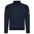 Stone Island Quarter Zip Knit Jumper in Navy - Boinclo - Outlet Sale Under Retail