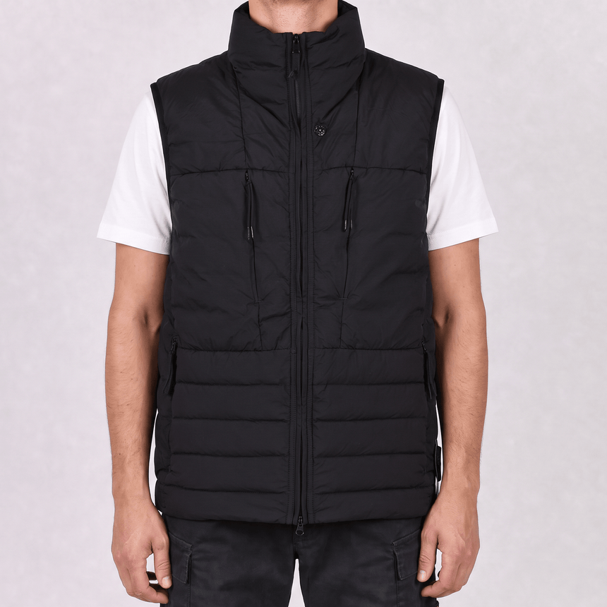 Stone Island Seamless Tunnel Nylon Down-TC Vest in Black - Boinclo - Outlet Sale Under Retail