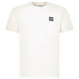 Stone Island Slim - Fit Short - Sleeve T-Shirt With Compass Patch Ivory - Boinclo - Outlet Sale Under Retail