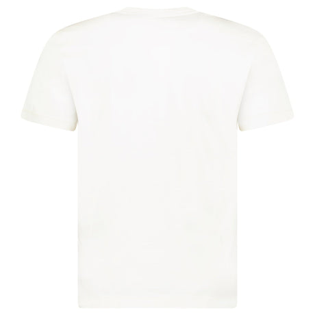 Stone Island Slim - Fit Short - Sleeve T-Shirt With Compass Patch Ivory - Boinclo - Outlet Sale Under Retail