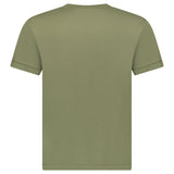 Stone Island Slim - Fit Short - Sleeve T-Shirt With Compass Patch Military Green - Boinclo - Outlet Sale Under Retail