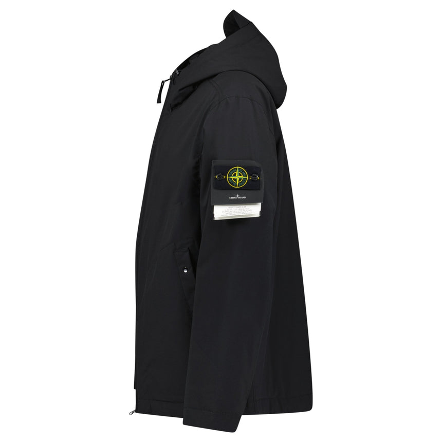 Stone Island Soft Shell - R Primaloft Insulation Technology Jacket in Black - Boinclo - Outlet Sale Under Retail