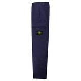 Stone Island Anama Cotton Cargo Trousers in Navy - Boinclo - Outlet Sale Under Retail