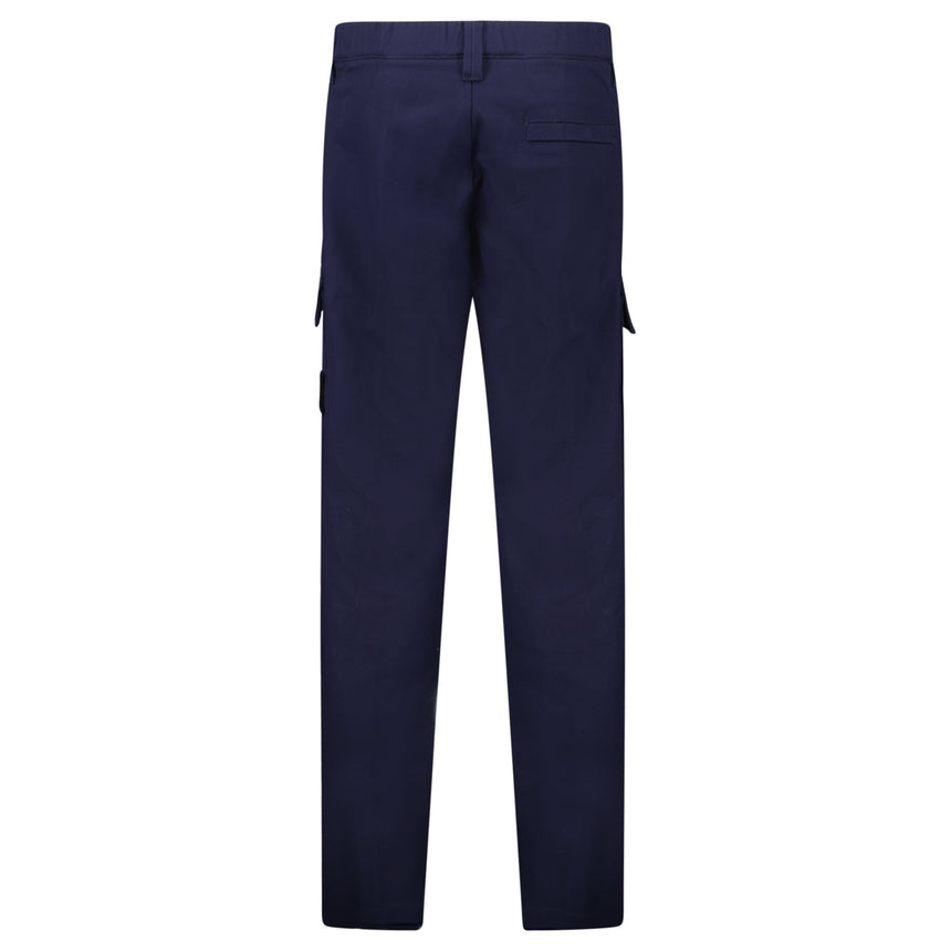 Stone Island Anama Cotton Cargo Trousers in Navy - Boinclo - Outlet Sale Under Retail