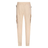 Stone Island Badge Cargo Cuffed Trousers Beige - Boinclo - Outlet Sale Under Retail