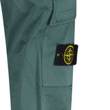 Stone Island Badge Cargo Cuffed Trousers Green - Boinclo - Outlet Sale Under Retail