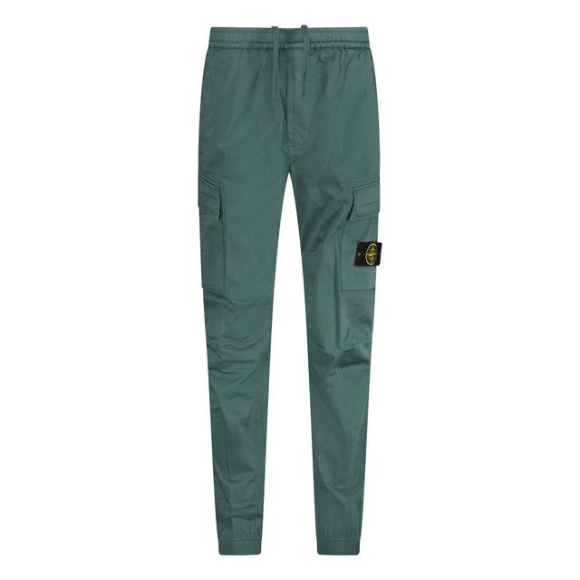 Stone Island Badge Cargo Cuffed Trousers Green - Boinclo - Outlet Sale Under Retail