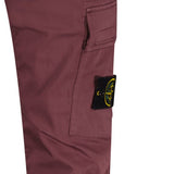 Stone Island Badge Cargo Cuffed Trousers Purple - Boinclo - Outlet Sale Under Retail