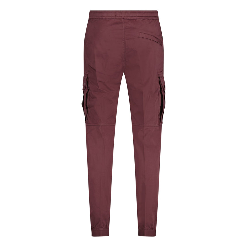 Stone Island Badge Cargo Cuffed Trousers Purple - Boinclo - Outlet Sale Under Retail