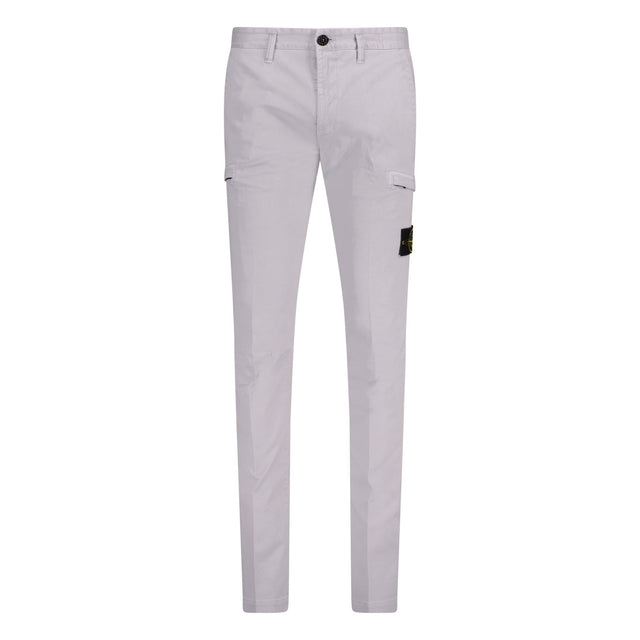 Stone Island Badge Cargo Trousers Grey - Boinclo - Outlet Sale Under Retail