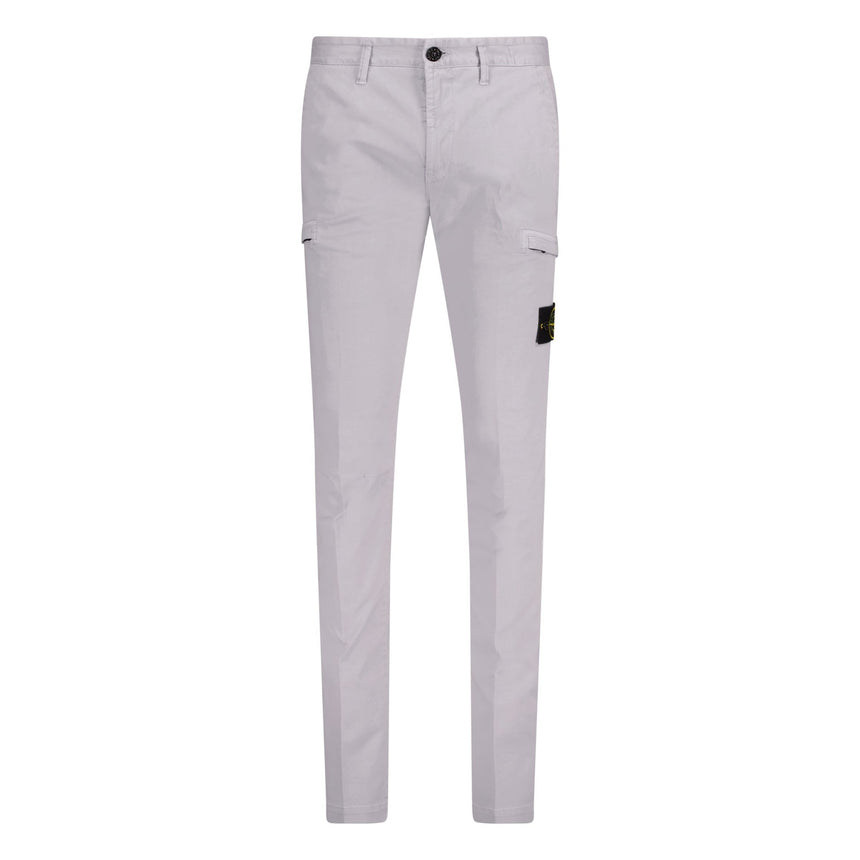 Stone Island Badge Cargo Trousers Grey - Boinclo - Outlet Sale Under Retail