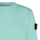 Stone Island Badge Sweatshirt Aqua - Boinclo - Outlet Sale Under Retail