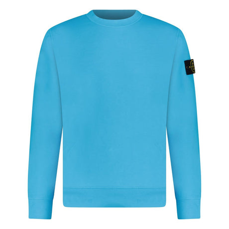 Stone Island Badge Sweatshirt Blue - Boinclo - Outlet Sale Under Retail