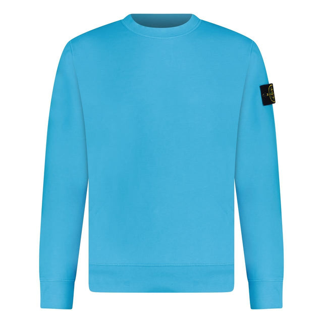 Stone Island Badge Sweatshirt Blue - Boinclo - Outlet Sale Under Retail