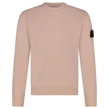 Stone Island Badge Sweatshirt Rose Quartz - Boinclo - Outlet Sale Under Retail